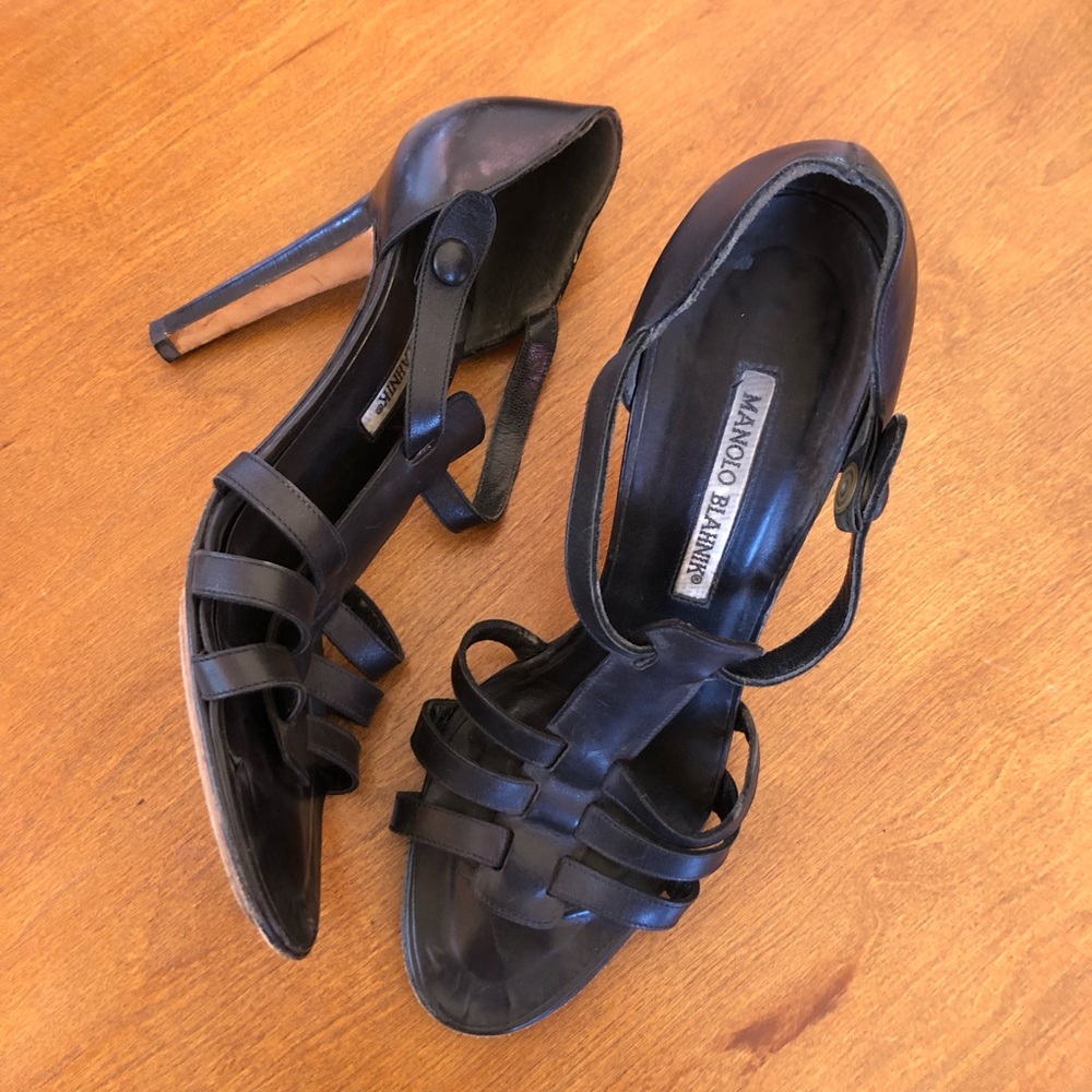 vintage Manolo Blahnik heeled sandals